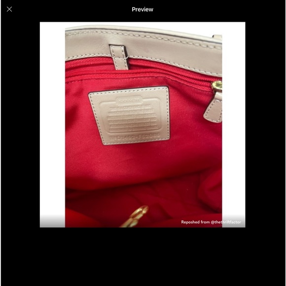 Pink Coach Bag Tote - Picture 5 of 5